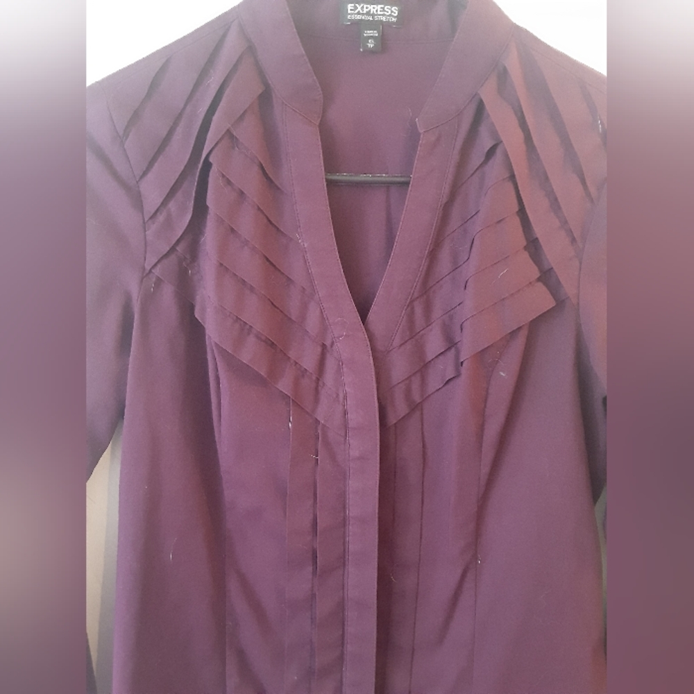 Express Essential Stretch Womens Button Down Shir… - image 1